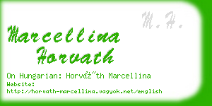 marcellina horvath business card